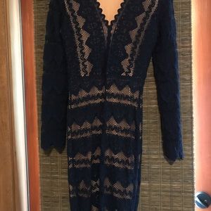 Nightcap Blue Lace dress Size 2